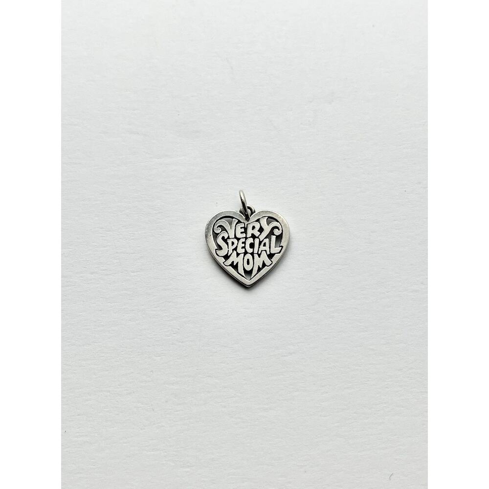 James Avery .925 Sterling Silver “Very Special Mom” Heart Charm - Picture 2 of 6